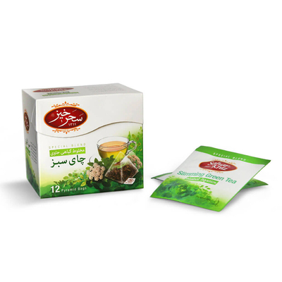 دمنوش مخلوط گیاهی چای سبز سحرخیز