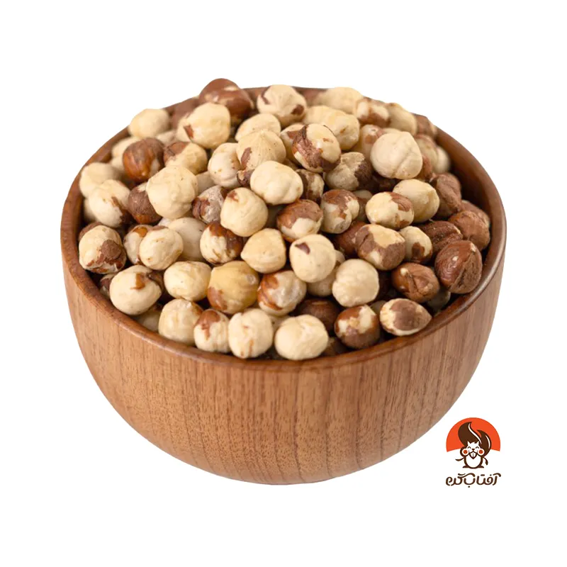 مغز فندق ایرانی برشته بی نمک