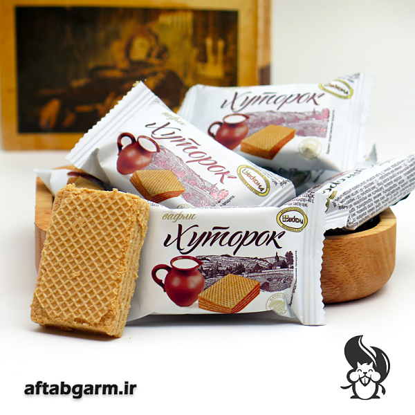 ویفر روسی با طعم شیری ویفر روسی با طعم شیری