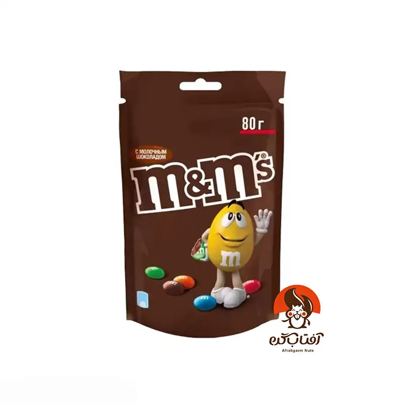 m&m مغزدار شکلاتی 80 گرمی m&m مغزدار شکلاتی 80 گرمی
