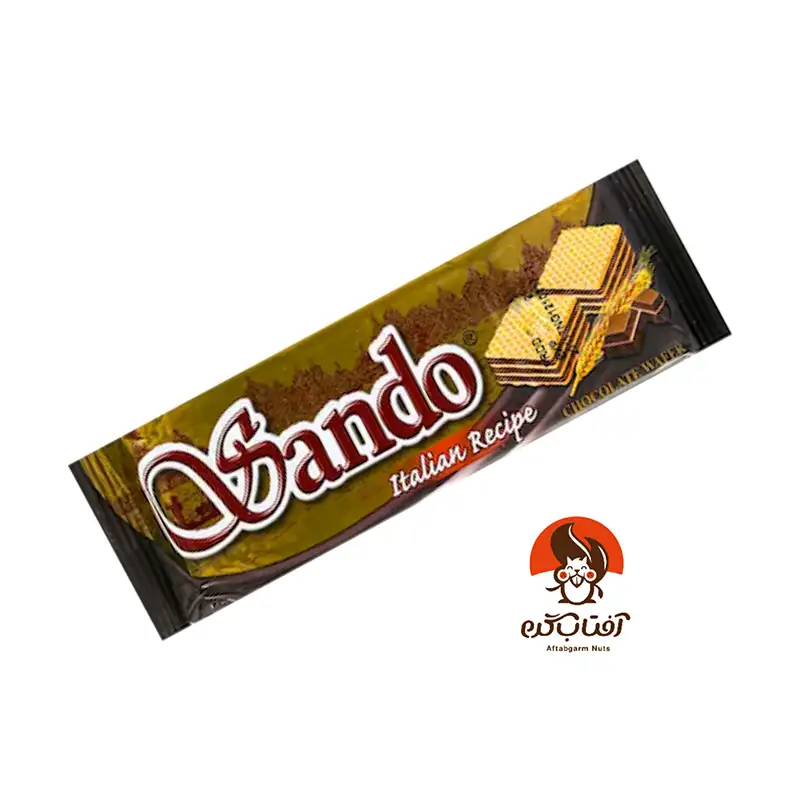 ویفر شکلاتی ساندو ویفر شکلاتی ساندو