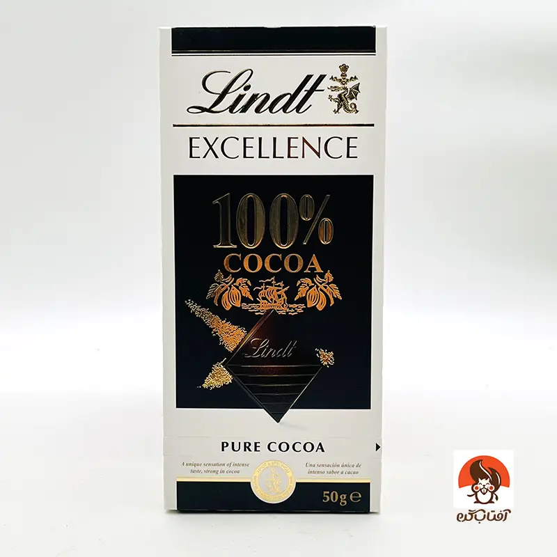 شکلات تخته ای لینت تلخ 100 درصد